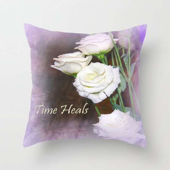 Time Heals Throw Pillow