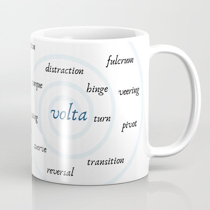 Types of Turns in Poetry Coffee Mug