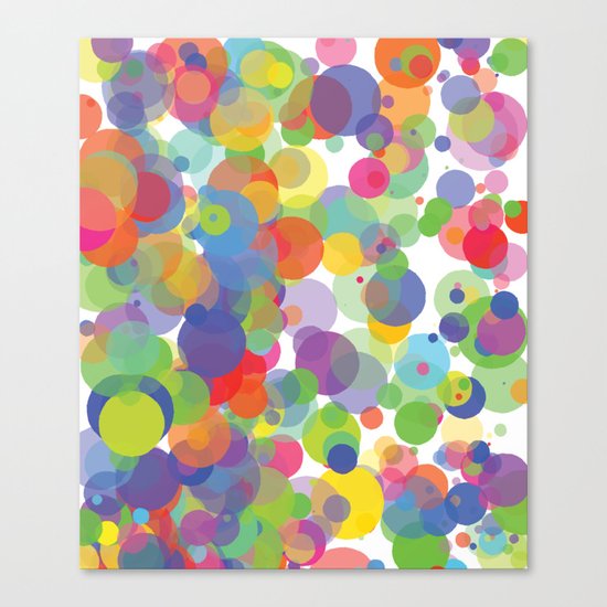 Candy Dots Canvas Print