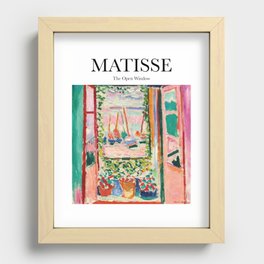 Matisse - The Open Window Recessed Framed Print