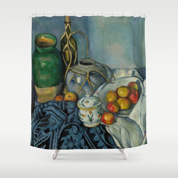 Paul Cezanne - Still life with Apples Shower Curtain