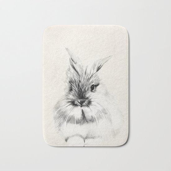 Little rabbit Bath Mat