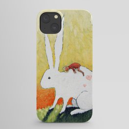 A Soft Friend Bunnies Easter Day iPhone Case