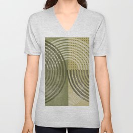 Natural Geometry Q DB-9 V Neck T Shirt