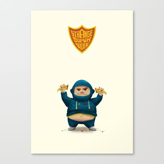 Fat Ninja Canvas Print