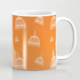 Trending Jhumka Design -  Orange Shade Coffee Mug