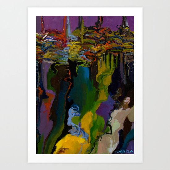 Chicot detail Art Print