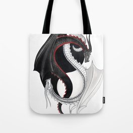 Dragon Yin Yang Tote Bag