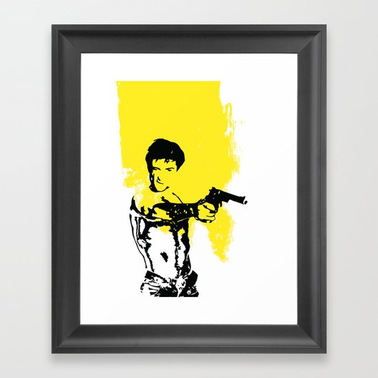 You Talkin' To Me??? Framed Art Print