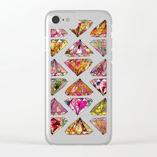 These Diamonds Are Forever Clear iPhone Case
