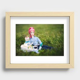 Picnic time Recessed Framed Print