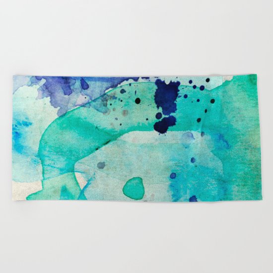 Pastel Color Splash 02 Beach Towel