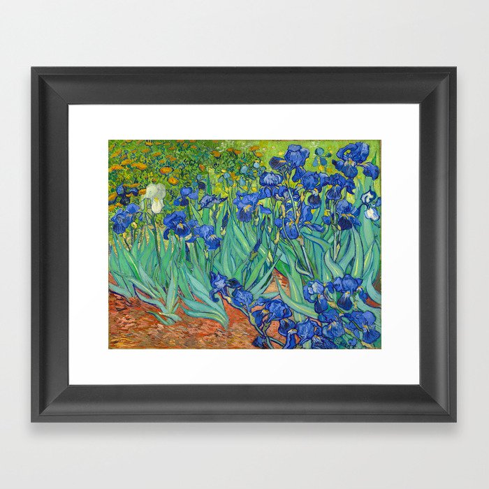Vincent Van Gogh Irises Painting Framed Art Print by Design & Art ...