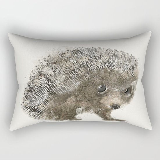 little hedgehog Rectangular Pillow