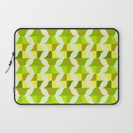 Whale Song Midcentury Modern Shapes Summer Green Laptop Sleeve