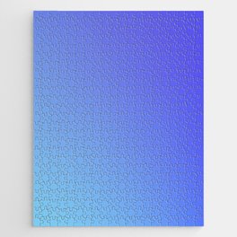 100 Blue Gradient 220506 Aura Ombre Valourine Digital Minimalist Art Jigsaw Puzzle