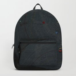 Planetary System 1887-Vintage Map Backpack
