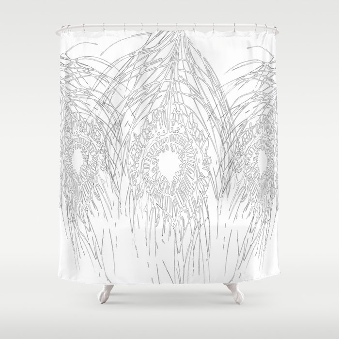 FEATHER Shower Curtain