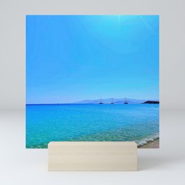 Agia Anna Beach, Naxos Island, Greece Mini Art Print