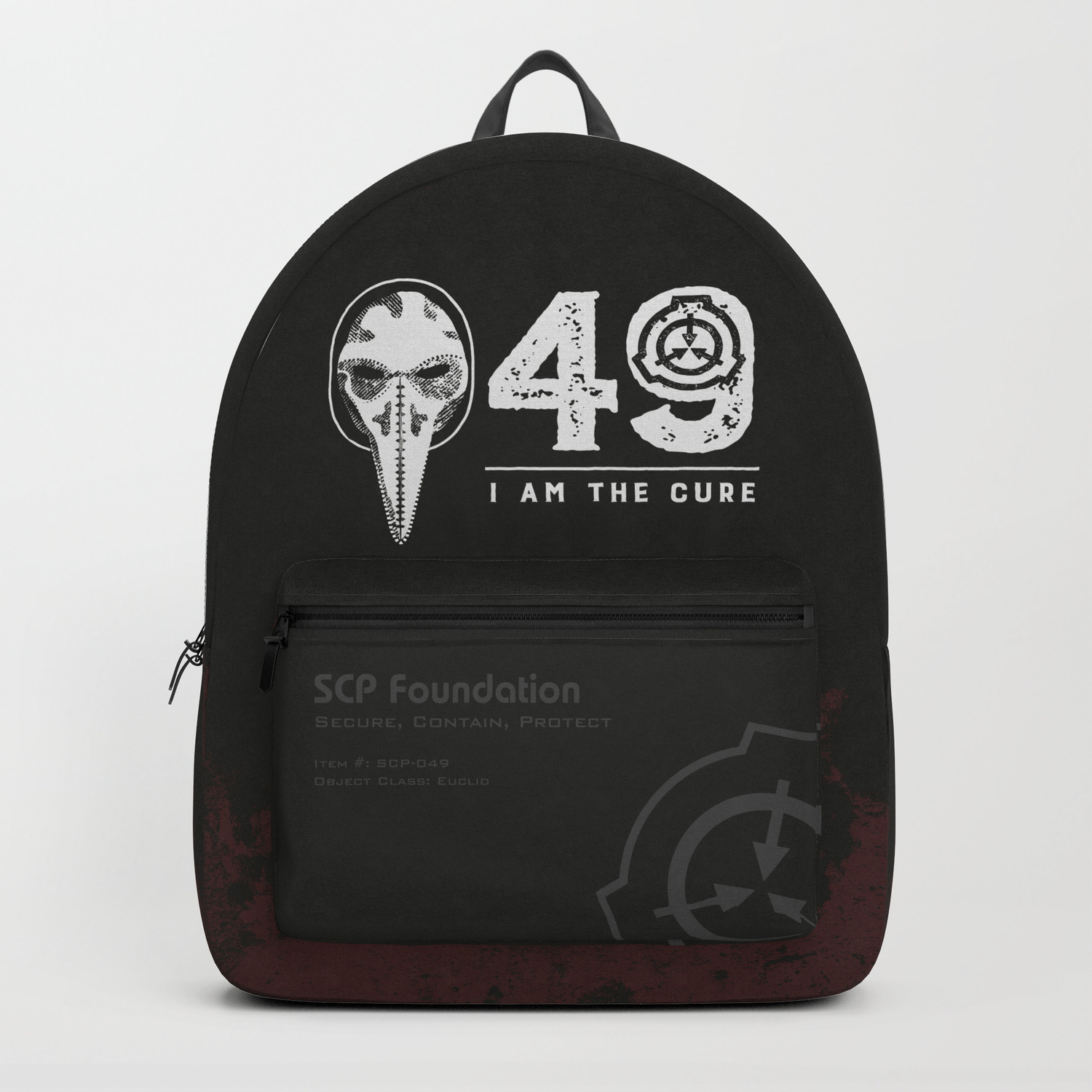 Scp 049 Plague Doctor Scp Foundation I Am The Cure Backpack By
