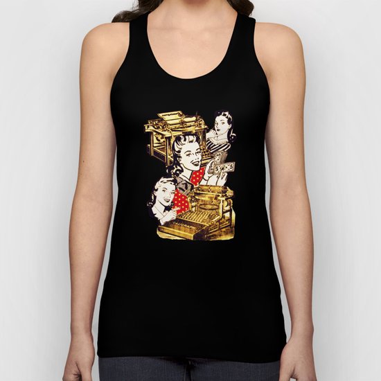 Quirky Office Gals Unisex Tank Top