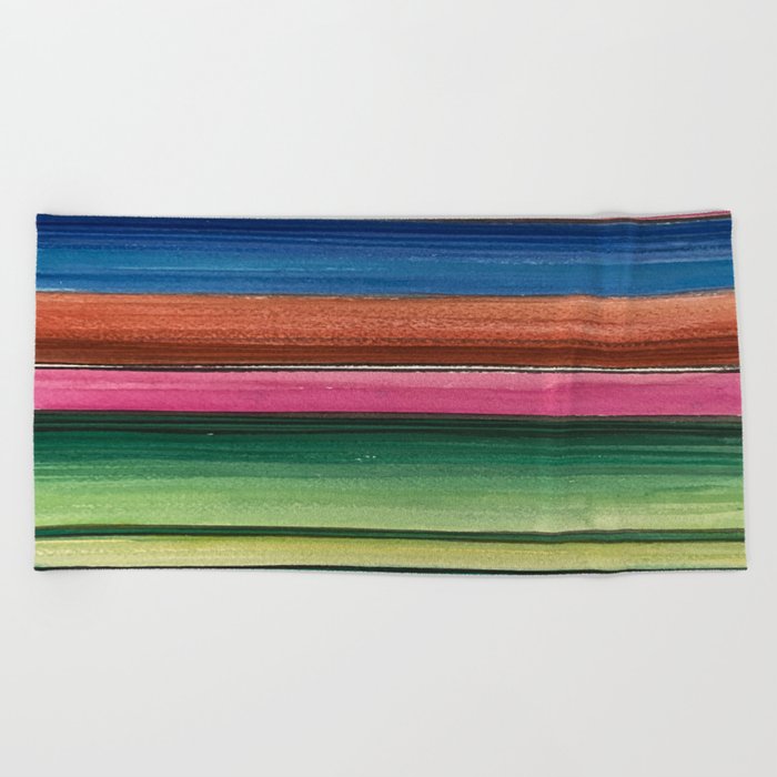 Mexican Sarape Beach Towel
