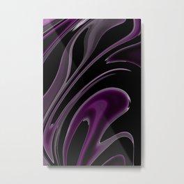 Purple Sedge Metal Print