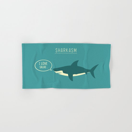 Sharkasm Hand & Bath Towel