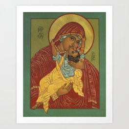 Theotokos Palsolye Art Print