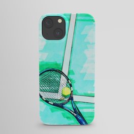 Tennis Ball And Racket. For Tennis Lovers  iPhone Case