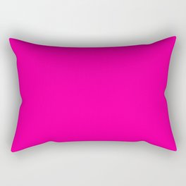 Fluorescent Pink Rectangular Pillow