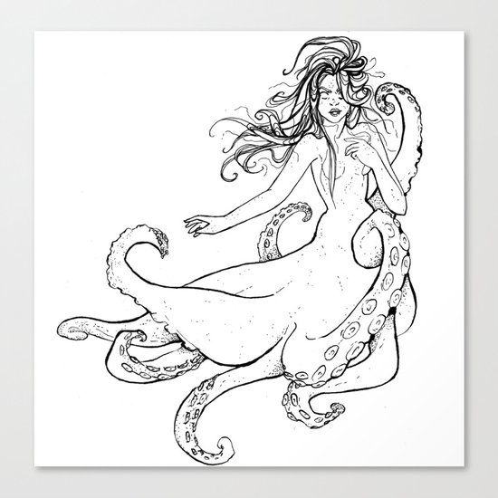 Seawitch Canvas Print