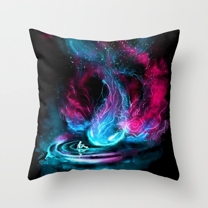 The Visitor Throw Pillow