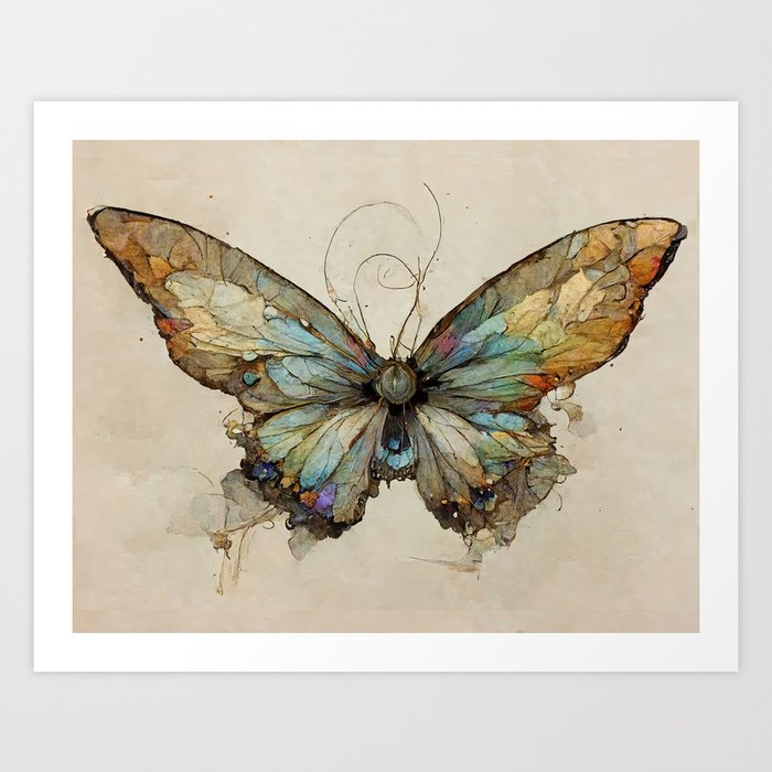 Butterflies of Willowood: Great Rainarch (No Logo) Art Print