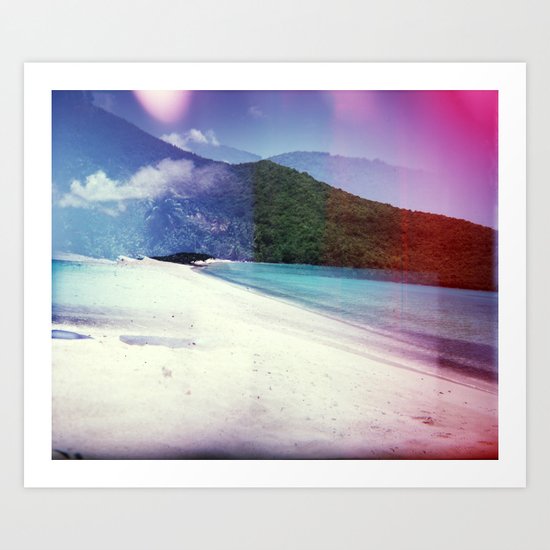 St John, USVI Multiple Exposure II Art Print