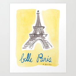 Paris Belle France Art Print