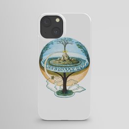 Ancient Norse Cosmology Conception of the Universe Flat Earth Unisex Softstile Flat Earth Shirt iPhone Case