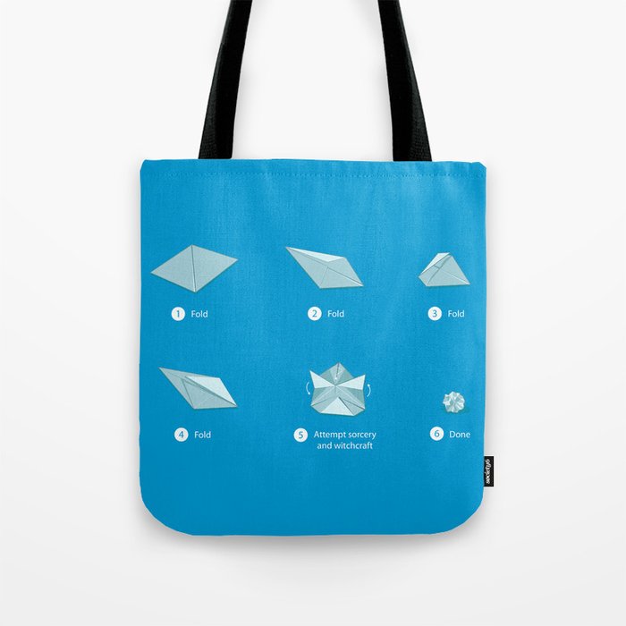 Step-by-step Origami Tote Bag