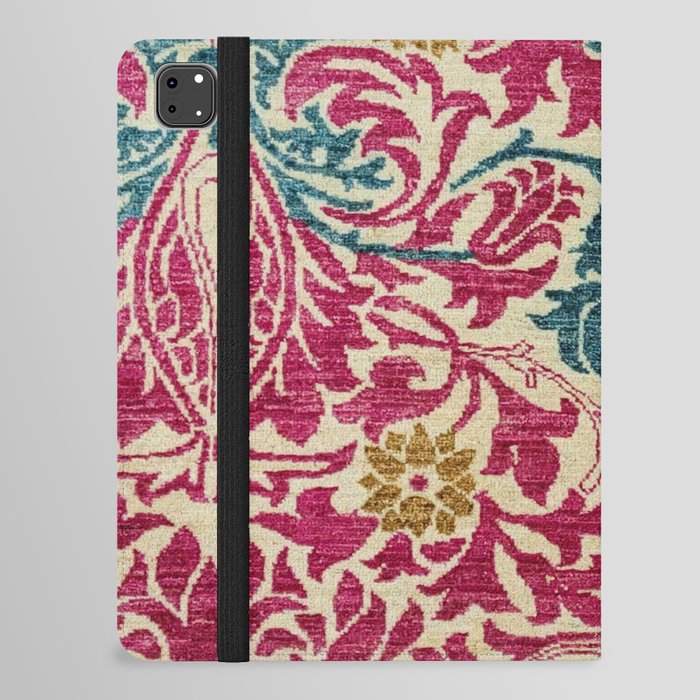 William Morris Antique Persian Fuchsia Floral iPad Folio Case