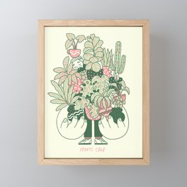 Plants Club (boy) Framed Mini Art Print
