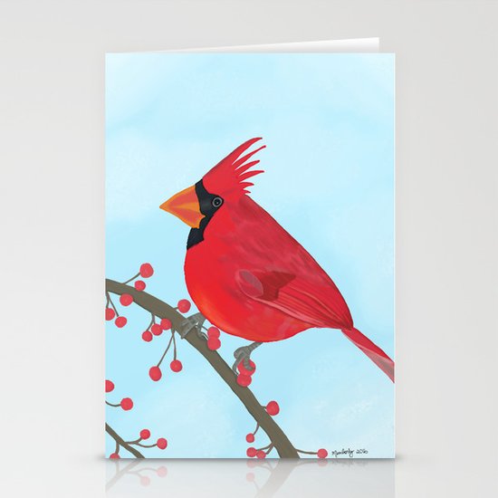 Little Cardinal Stationery Cards
