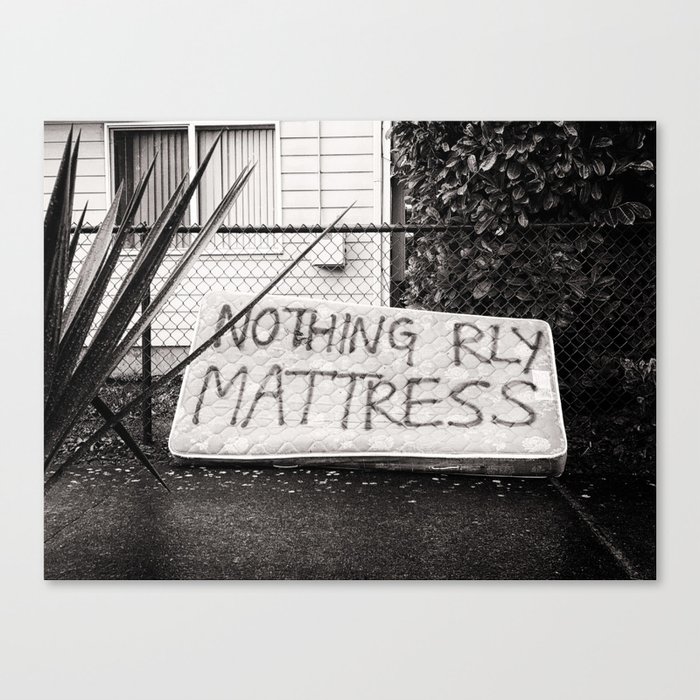 /// what really matters Canvas Print