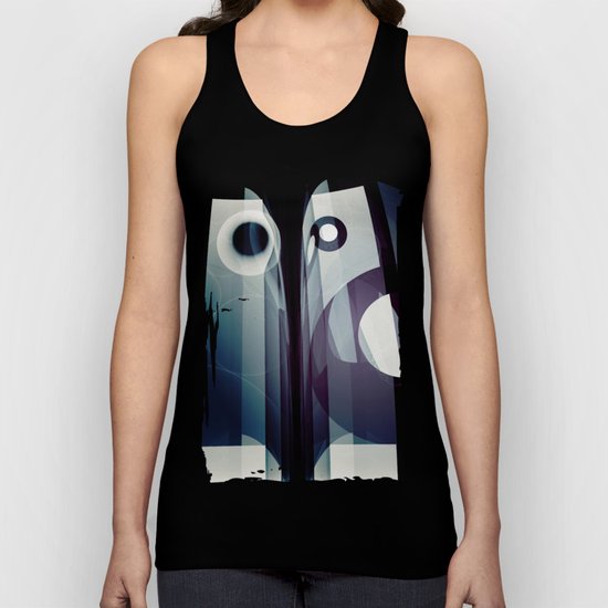 Modern abstract with geometric shapes Unisex Tank Top