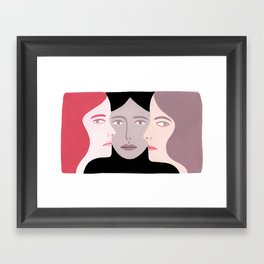 Three Women Framed Art Print