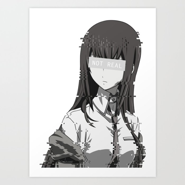 Get Wallpaper Steins Gate Kurisu Makise Design Art Print By Dolphin5k Society6 Free HD