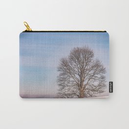 The lonely tree on a winter day Carry-All Pouch
