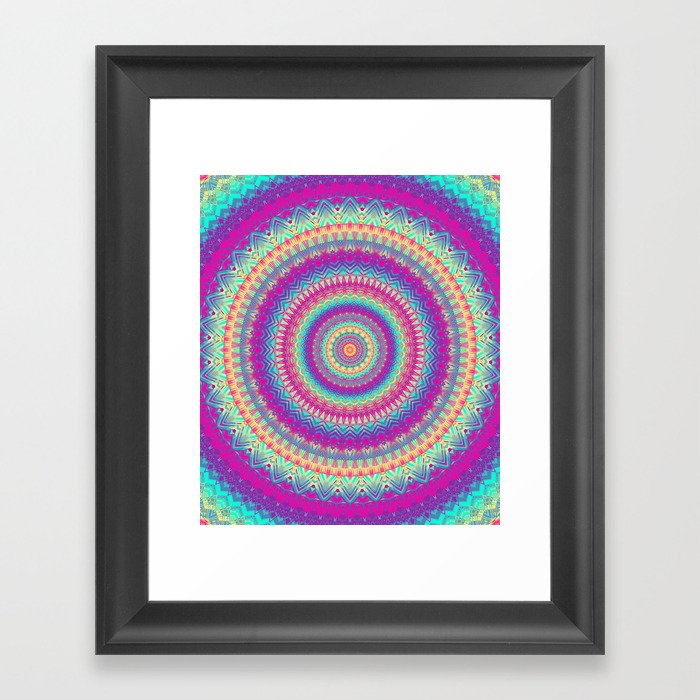 Mandala 487 Framed Art Print