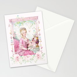 Marie Antoinette keeping in touch Stationery Card