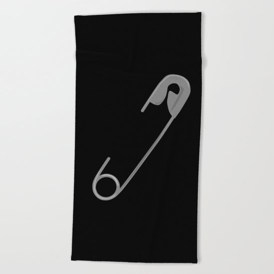Safety Pin Beach Towel