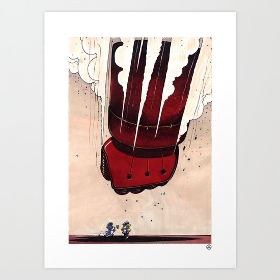 Smurfs? Art Print